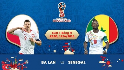 Soi kèo Ba Lan vs Senegal, 22h00 ngày 19/06, World Cup 2018