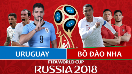 Soi kèo Uruguay vs Bồ Đào Nha, ngày 01/07, World Cup 2018