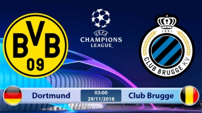 Soi kèo Dortmund vs Club Brugge, 03h00 ngày 29/11, UEFA Champions League