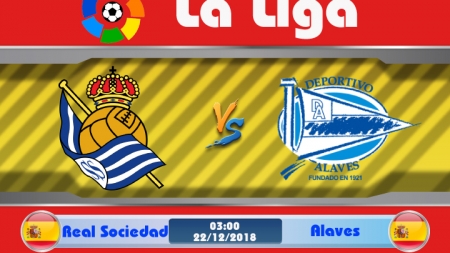 Soi kèo Real Sociedad vs Alaves, 03h00 ngày 22/12, VĐQG Tây Ban Nha