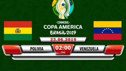 Soi kèo Bolivia vs Venezuela, 02h00 ngày 23/06, Copa America 2019
