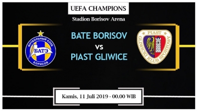 Soi kèo BATE Borisov vs Piast Gliwice, 00h00 ngày 11/07, Champions League