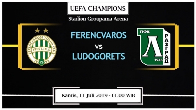 Soi kèo Ferencvarosi vs Ludogorets Razgrad, 01h00 ngày 11/07, Champions League