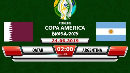 Soi kèo Qatar vs Argentina, 02h00 ngày 24/06, Copa America 2019