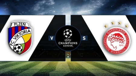 Soi kèo Viktoria Plzen vs Olympiakos, 00h00 ngày 24/07, Sơ loại Champions League